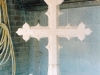 One of 2 crosses carved for Coberley Church